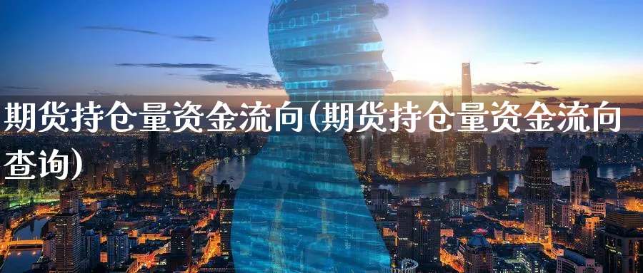 期货持仓量资金流向(期货持仓量资金流向查询)_https://www.yunsqy.com_期货技术_第1张