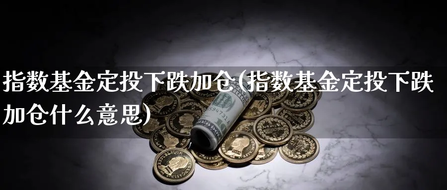 指数基金定投下跌加仓(指数基金定投下跌加仓什么意思)_期货入门_第1张_云上财经直播室 指数基金定投下跌加仓(指数基金定投下跌加仓什么意思)_https://www.yunsqy.com_期货入门_第1张