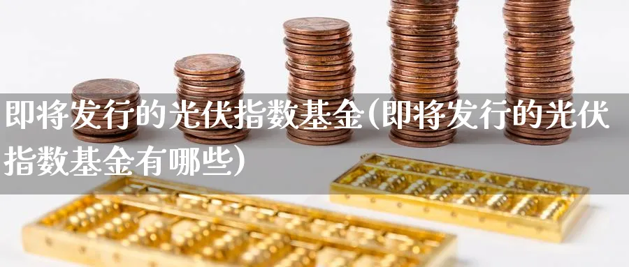 即将发行的光伏指数基金(即将发行的光伏指数基金有哪些)_https://www.yunsqy.com_期货整理_第1张
