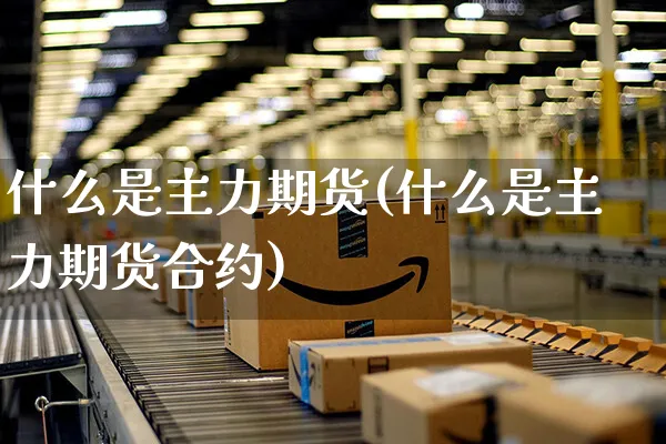 什么是主力期货(什么是主力期货合约)_https://www.yunsqy.com_纳指期货_第1张