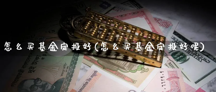 怎么买基金定投好(怎么买基金定投好呢)_https://www.yunsqy.com_纳指期货_第1张