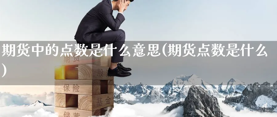 期货中的点数是什么意思(期货点数是什么)_https://www.yunsqy.com_期货理财_第1张