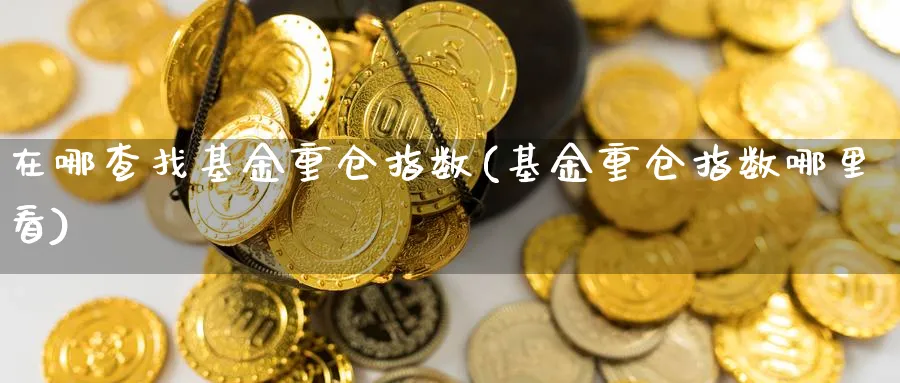 在哪查找基金重仓指数(基金重仓指数哪里看)_期货技术_第1张_云上财经直播室 在哪查找基金重仓指数(基金重仓指数哪里看)_https://www.yunsqy.com_期货技术_第1张