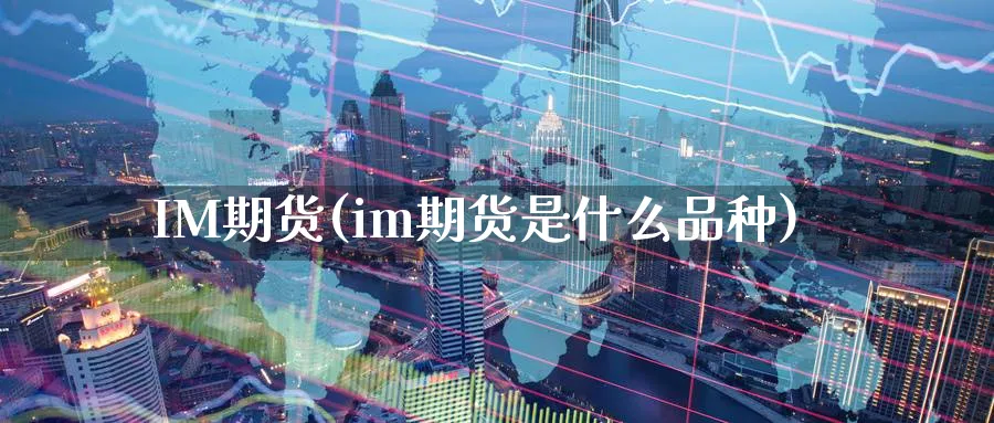 IM期货(im期货是什么品种)_https://www.yunsqy.com_期货理财_第1张