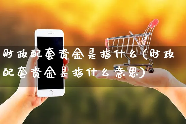 财政配套资金是指什么(财政配套资金是指什么意思)_https://www.yunsqy.com_期货分类_第1张