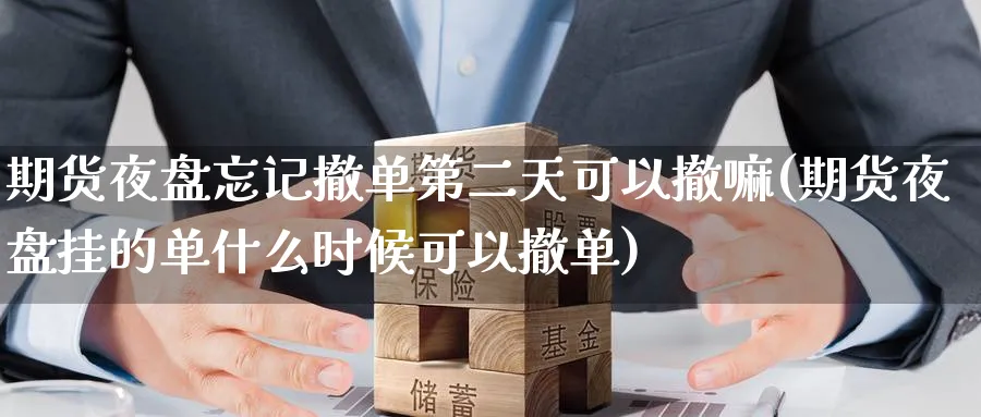 期货夜盘忘记撤单第二天可以撤嘛(期货夜盘挂的单什么时候可以撤单)_https://www.yunsqy.com_期货技术_第1张