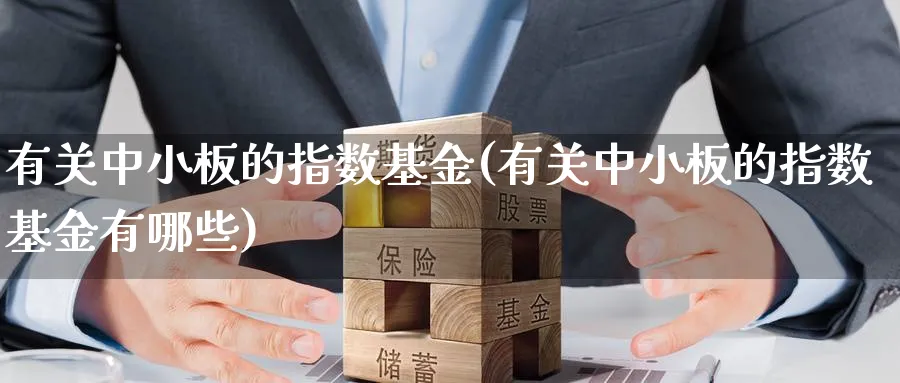 有关中小板的指数基金(有关中小板的指数基金有哪些)_https://www.yunsqy.com_期货理财_第1张