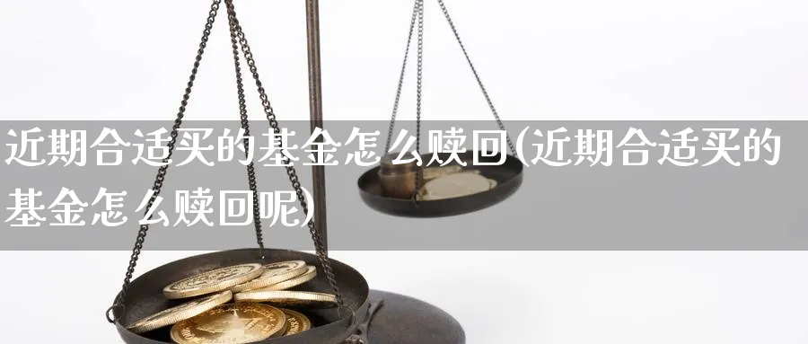近期合适买的基金怎么赎回(近期合适买的基金怎么赎回呢)_https://www.yunsqy.com_期货入门_第1张