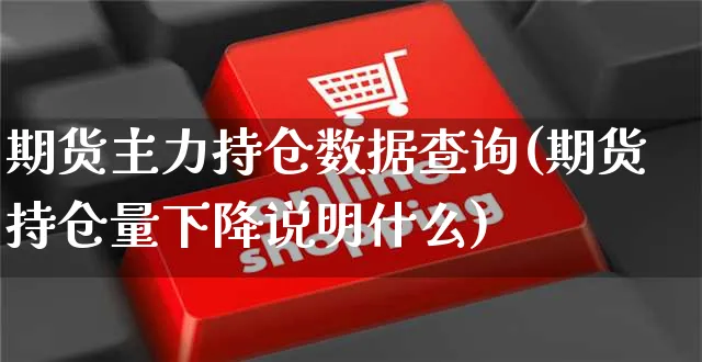期货主力持仓数据查询(期货持仓量下降说明什么)_https://www.yunsqy.com_期货分类_第1张