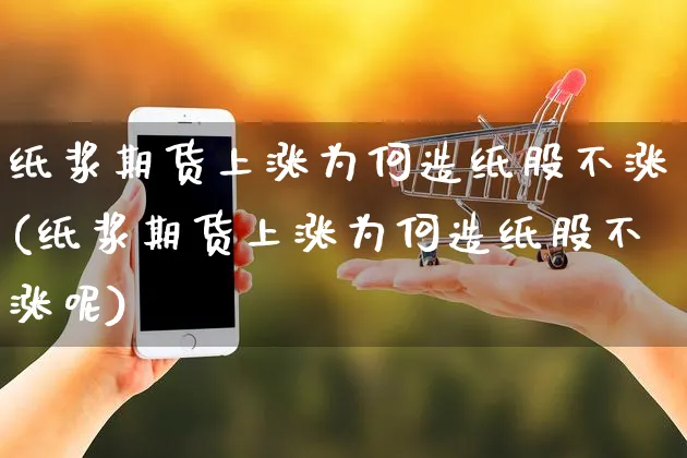 纸浆期货上涨为何造纸股不涨(纸浆期货上涨为何造纸股不涨呢)_https://www.yunsqy.com_期货整理_第1张