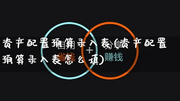 资产配置预算录入表(资产配置预算录入表怎么填)_https://www.yunsqy.com_期货整理_第1张