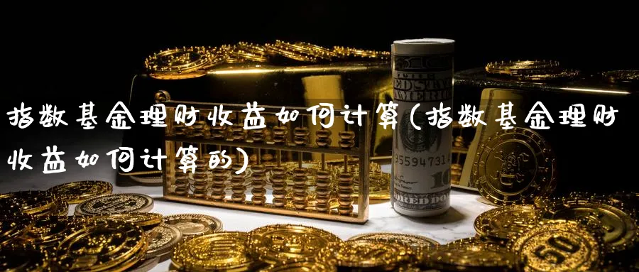 指数基金理财收益如何计算(指数基金理财收益如何计算的)_https://www.yunsqy.com_期货理财_第1张