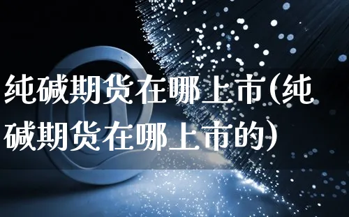 纯碱期货在哪上市(纯碱期货在哪上市的)_https://www.yunsqy.com_理财百科_第1张