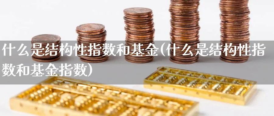 什么是结构性指数和基金(什么是结构性指数和基金指数)_https://www.yunsqy.com_期货直播_第1张