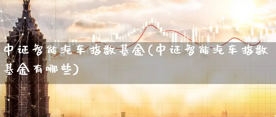 中证智能汽车指数基金(中证智能汽车指数基金有哪些)_https://www.yunsqy.com_期货分类_第1张