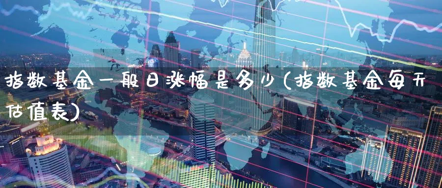 指数基金一般日涨幅是多少(指数基金每天估值表)_https://www.yunsqy.com_纳指期货_第1张