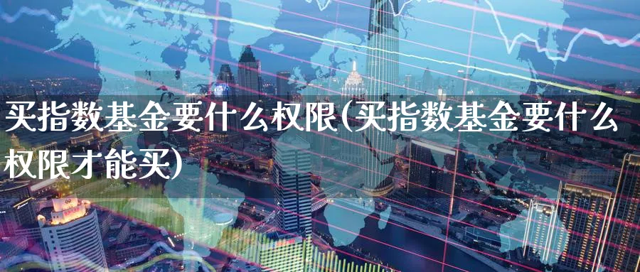 买指数基金要什么权限(买指数基金要什么权限才能买)_期货入门_第1张_云上财经直播室 买指数基金要什么权限(买指数基金要什么权限才能买)_https://www.yunsqy.com_期货入门_第1张