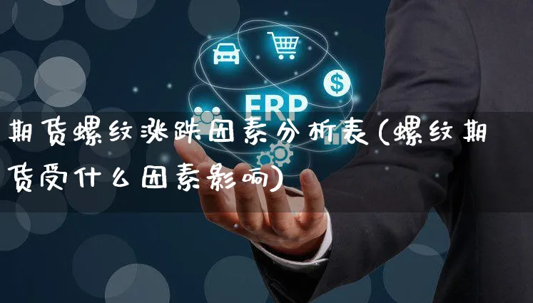 期货螺纹涨跌因素分析表(螺纹期货受什么因素影响)_https://www.yunsqy.com_期货直播_第1张