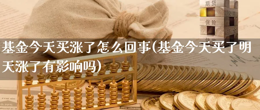 基金今天买涨了怎么回事(基金今天买了明天涨了有影响吗)_https://www.yunsqy.com_期货分类_第1张